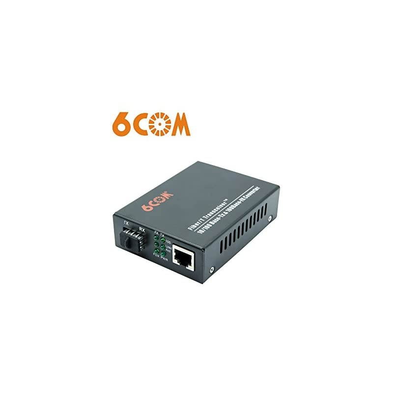 10/100Mbps Ethernet Media Converter Without Transceiver, 10/100Base-T RJ45 to 100Base-FX SFP Port