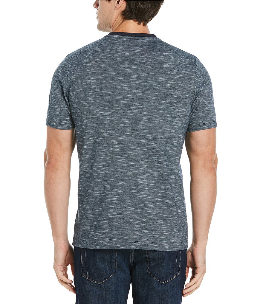 Perry Ellis Big & Tall Textured Short-Sleeve Tee
