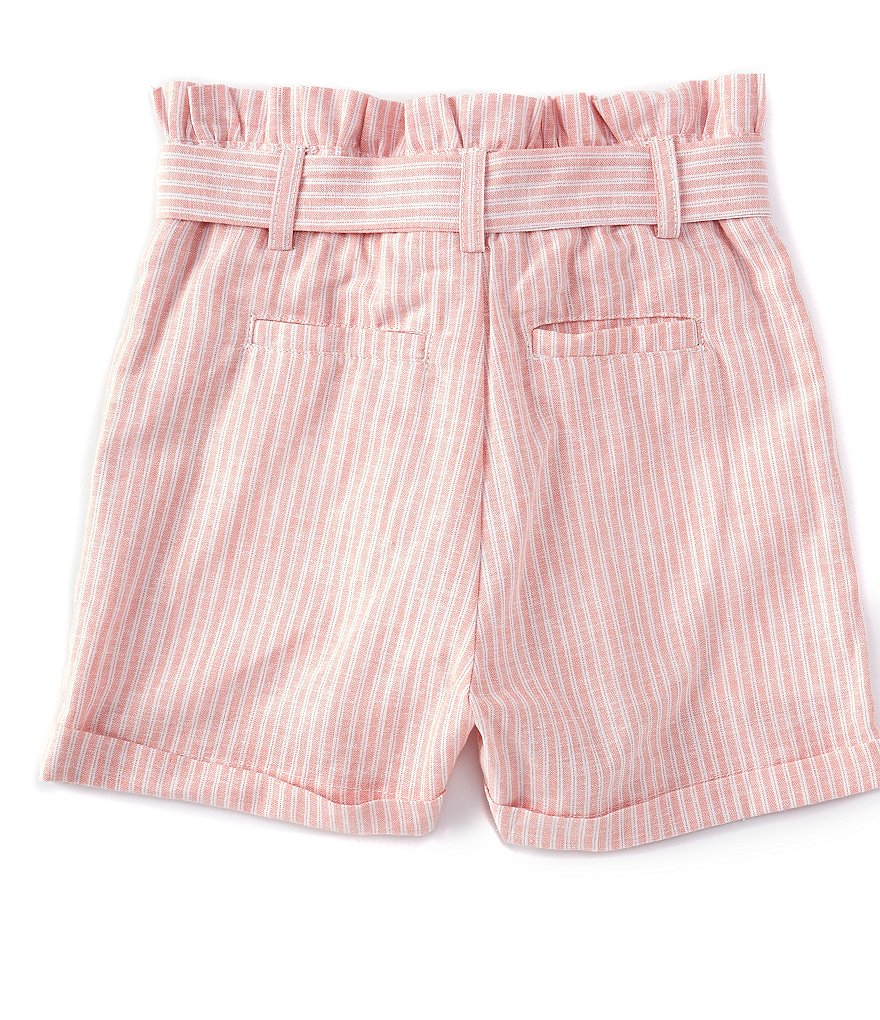 Hippie Girl Little Girls 4-6X Roll-Cuff Midi Denim Shorts