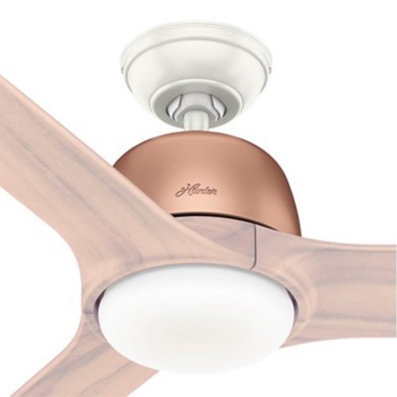 Hunter Fan Company Norden 54-Inch Scandinavian Style Multiple Speeds Ceiling Fan, Satin Bronze