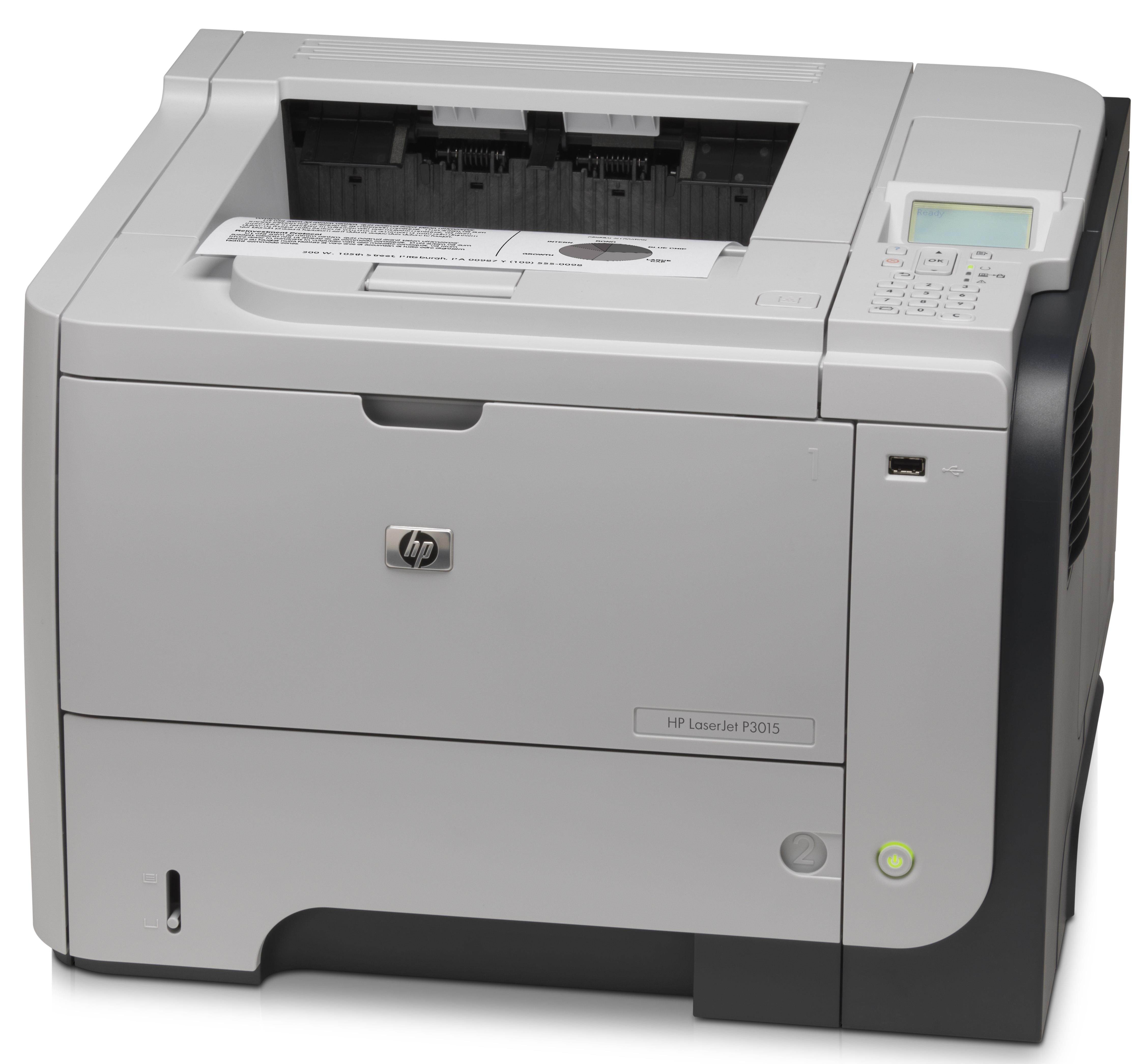 HP LaserJet P3015N Enterprise Network Monochrome Laser Printer (CE527A) REFURBISHED