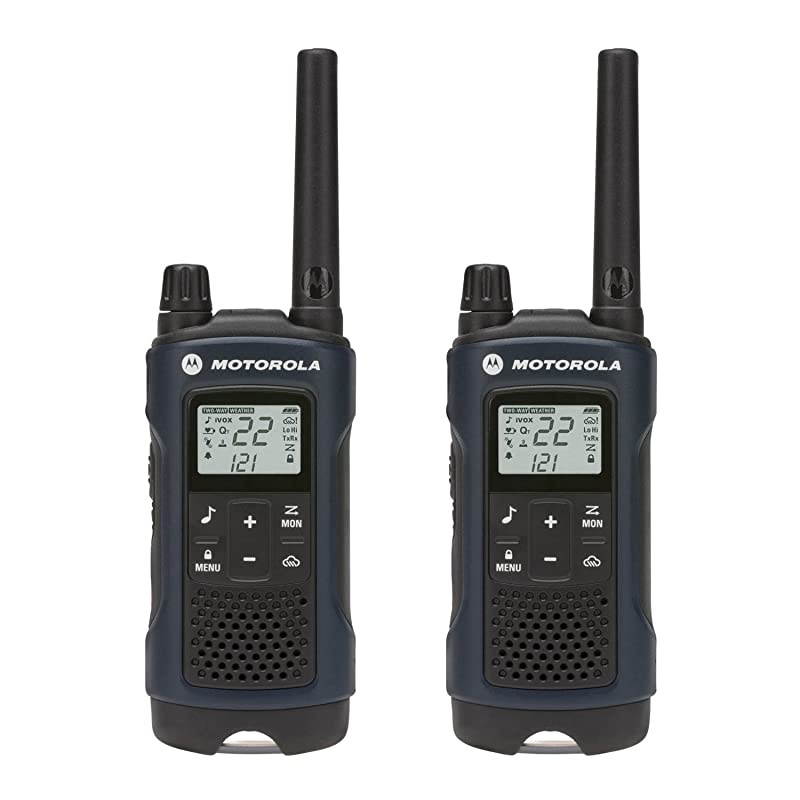 Talkabout T460 Rechargeable Two-Way Radio Pair (Dark Blue)
