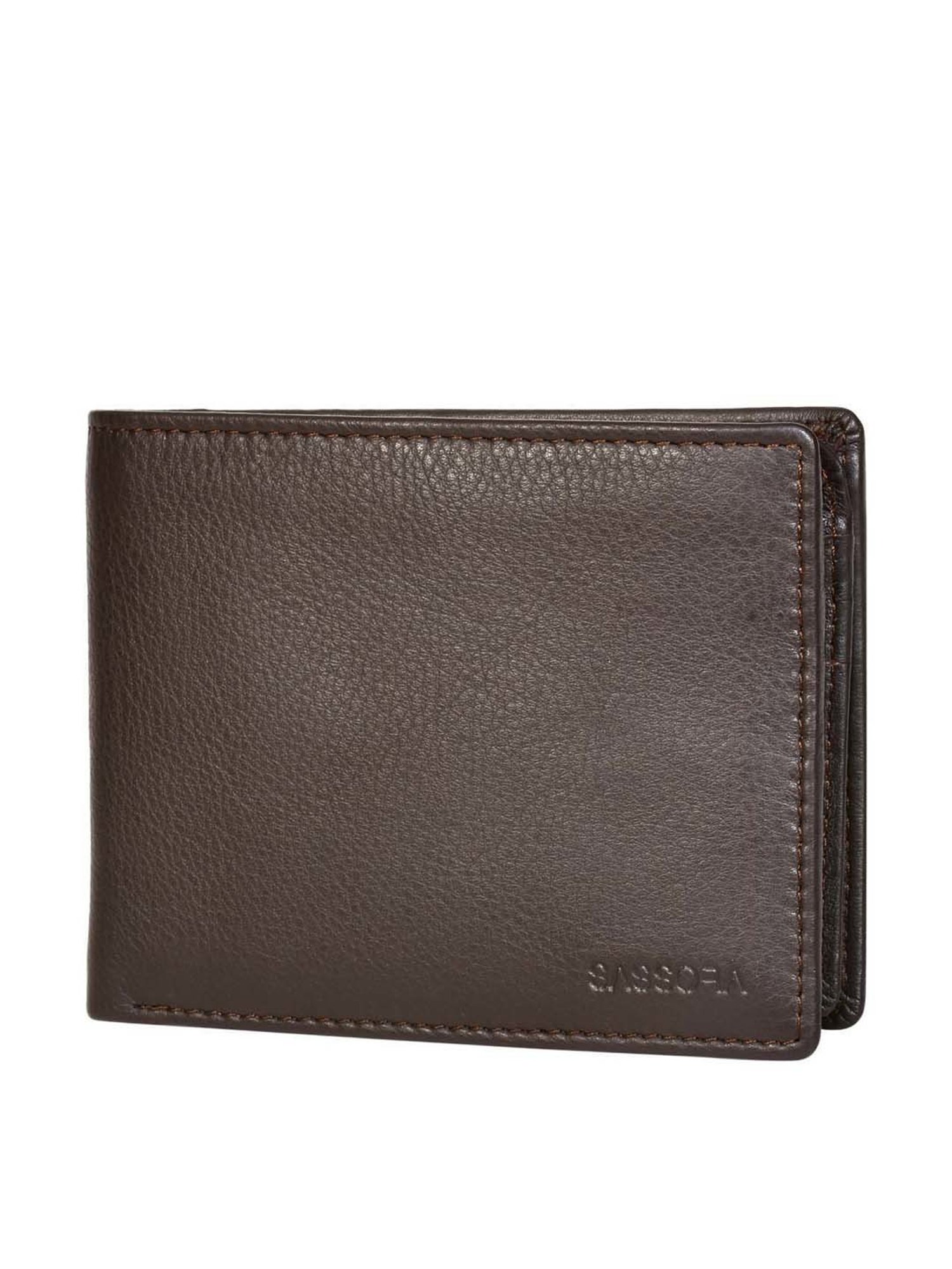THE HOLISTIK Revival Black & Maroon Casual Leather Bi-Fold Wallet for Men