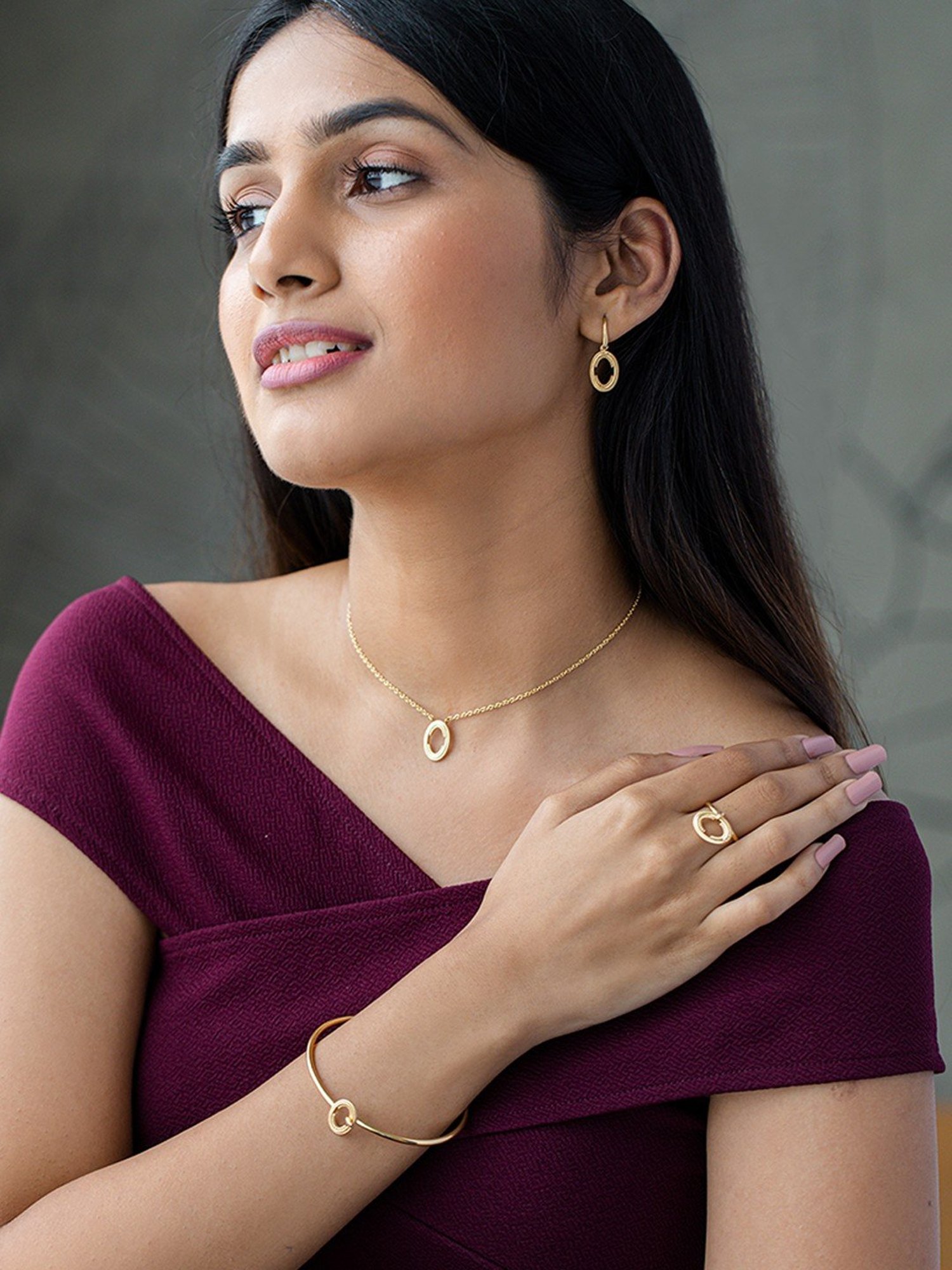 Shaya 92.5 Sterling Silver Heck Yes Bangle for Women