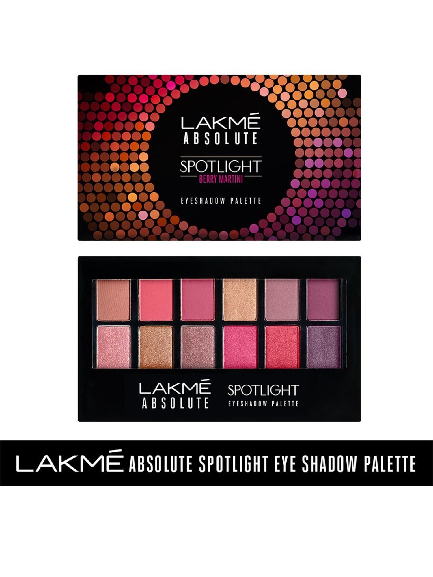 Lakme Absolute Spotlight Eye Shadow Palette Smokin Glam - 12 gm