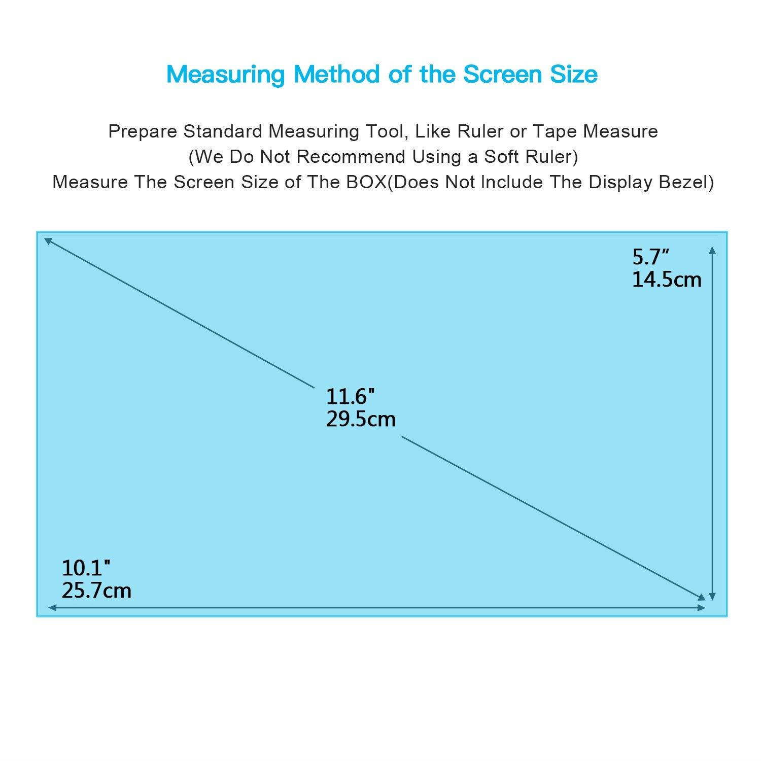 11.6&rdquo; Eye Protection Blue Light Blocking Screen Protector Compatible for Acer Chromebook R11/ASUS Chromebook 11.6&rdquo;/Samsung Chromebook 3 11.6&rdquo;/Dell ChromeBook 11/HP ChromeBook 11