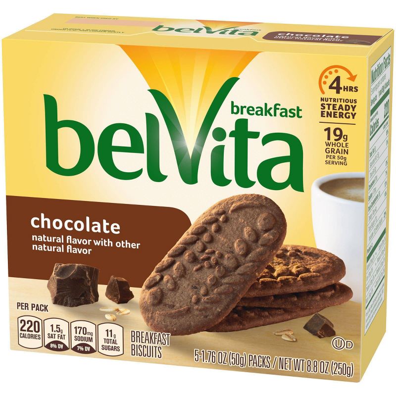 belVita Chocolate Breakfast Biscuits - 5 Packs