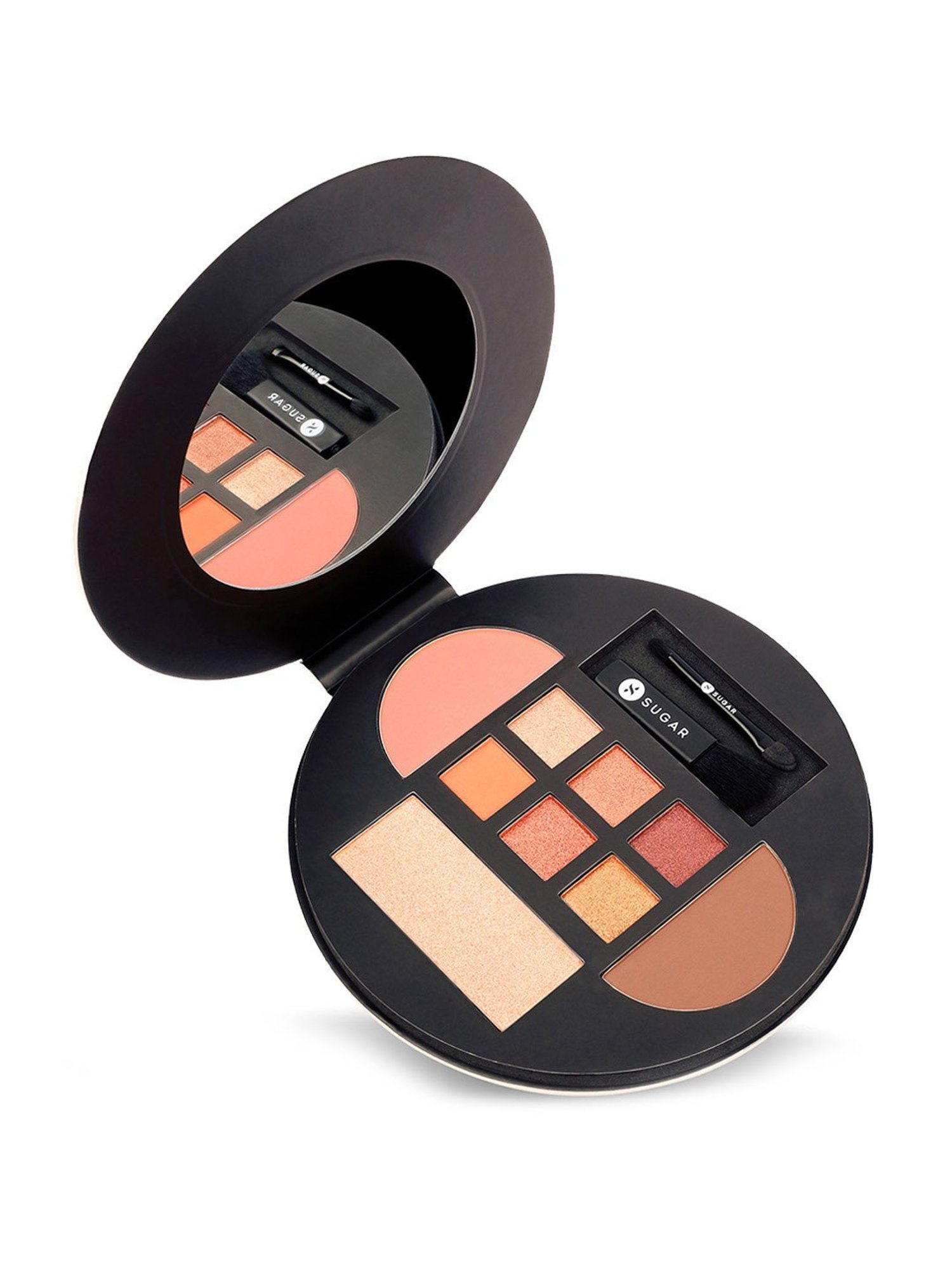 SUGAR Cosmetics Contour De Force Eyes and Face Palette 01 Warm Win - 20.3 gm