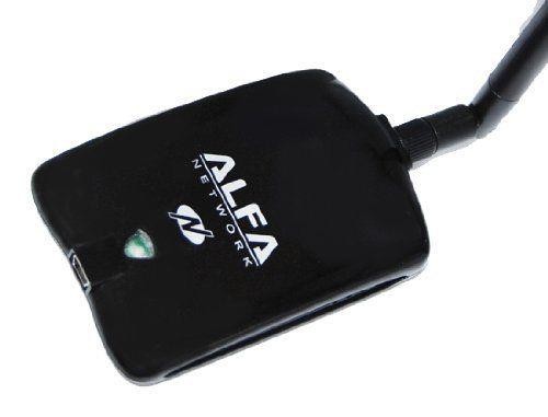 Alfa AWUS036NHA - Wireless B/G/N USB Adaptor - 802.11n - 150Mbps - 2.4 GHz - 5dBi Antenna - also includes a 9dBi Rubber Antenna And Suction cup Window Mount dock - Long Range - Atheros Chipset - Windo