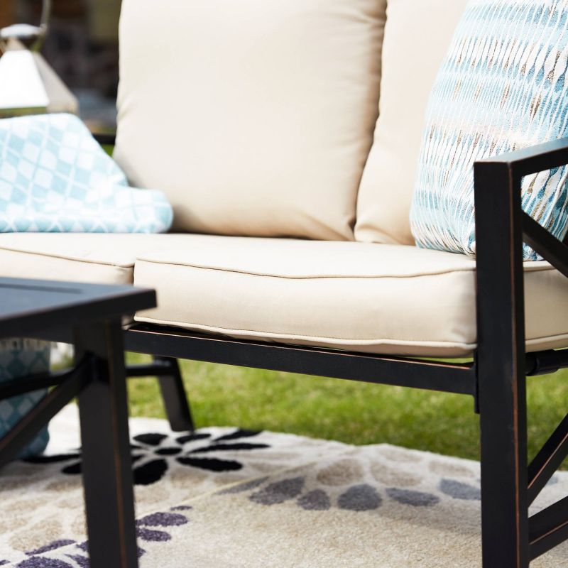 3pc Loveseat Patio Seating Set - Patio Festival