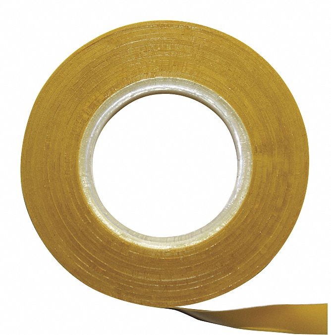 MAGNA VISUAL CT8-Y Chart Tape,1/4 In W x 27 Ft L,Yellow