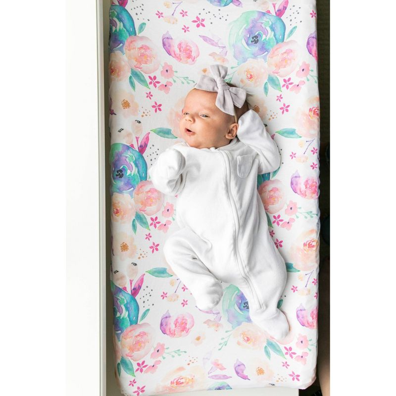 Copper Pearl Premium Diaper Changing Pad Cover - Bloom