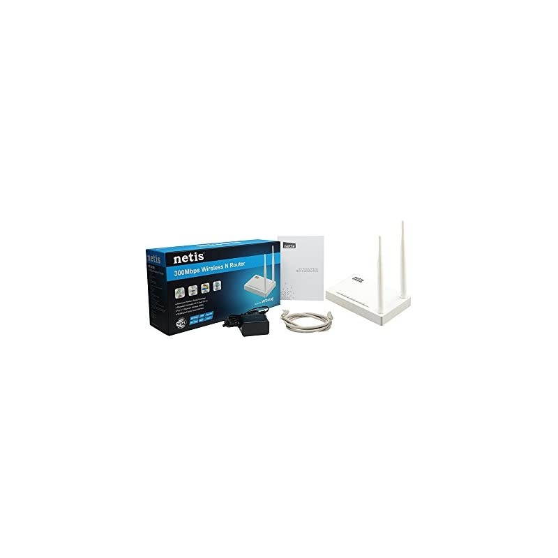 WF2419E 300 Mbps High-Speed Wireless N Router | Smart 2 x 5dBi High Gain Antennas with Parental Control for Computers, Smartphones, Wireless Cameras