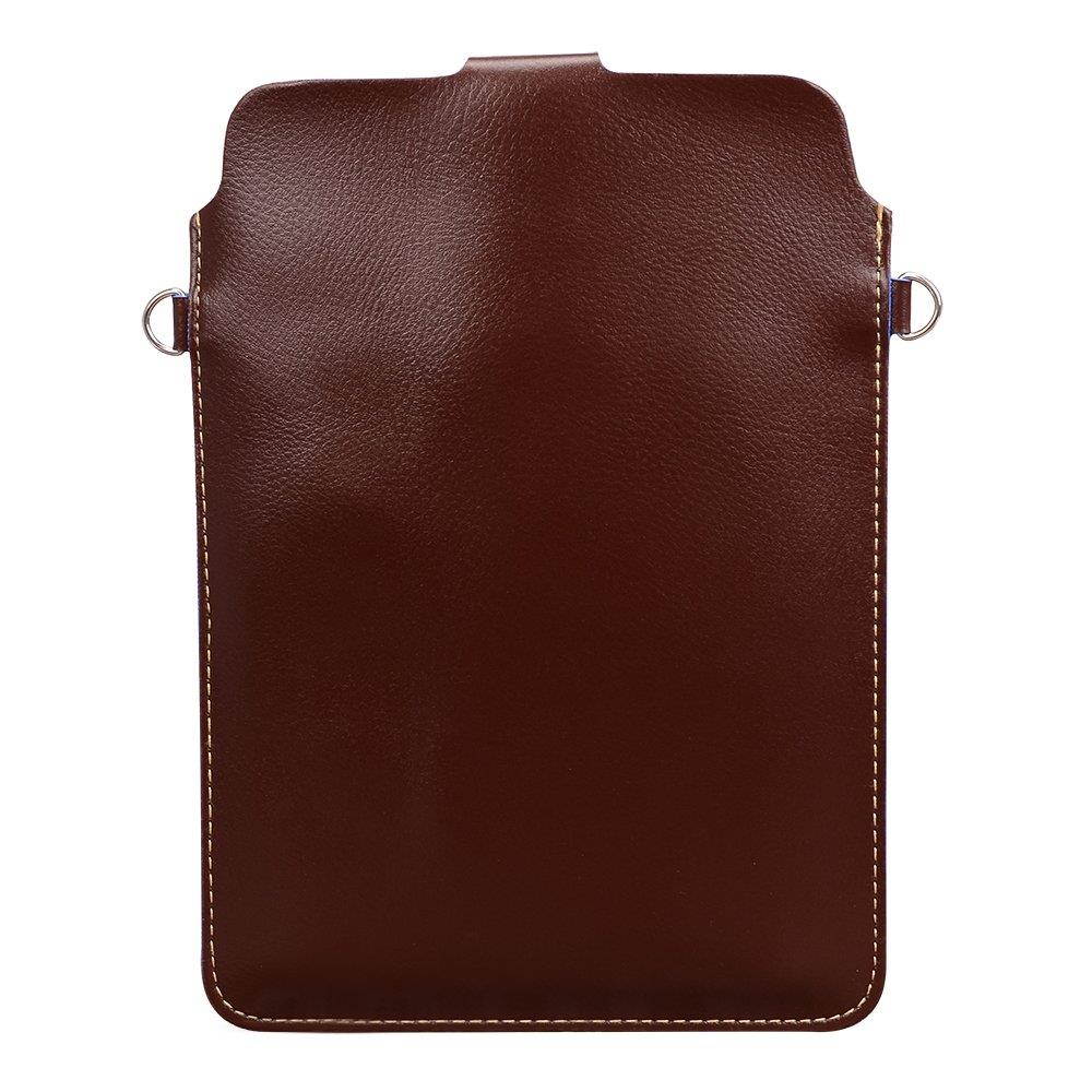 Universal 8 Inch PU Leather Shoulder Pouch Bag for Samsung Galaxy Tab S2 8.0 / Tab E 8.0 / Tab A 7.0/8.0 / Tab Note 8.0 / Tab 3 Lite/Tab 3 7.0 / Tab 3 8.0 / Tab 4 7.0 / Tab 4 8.0 (Brown)