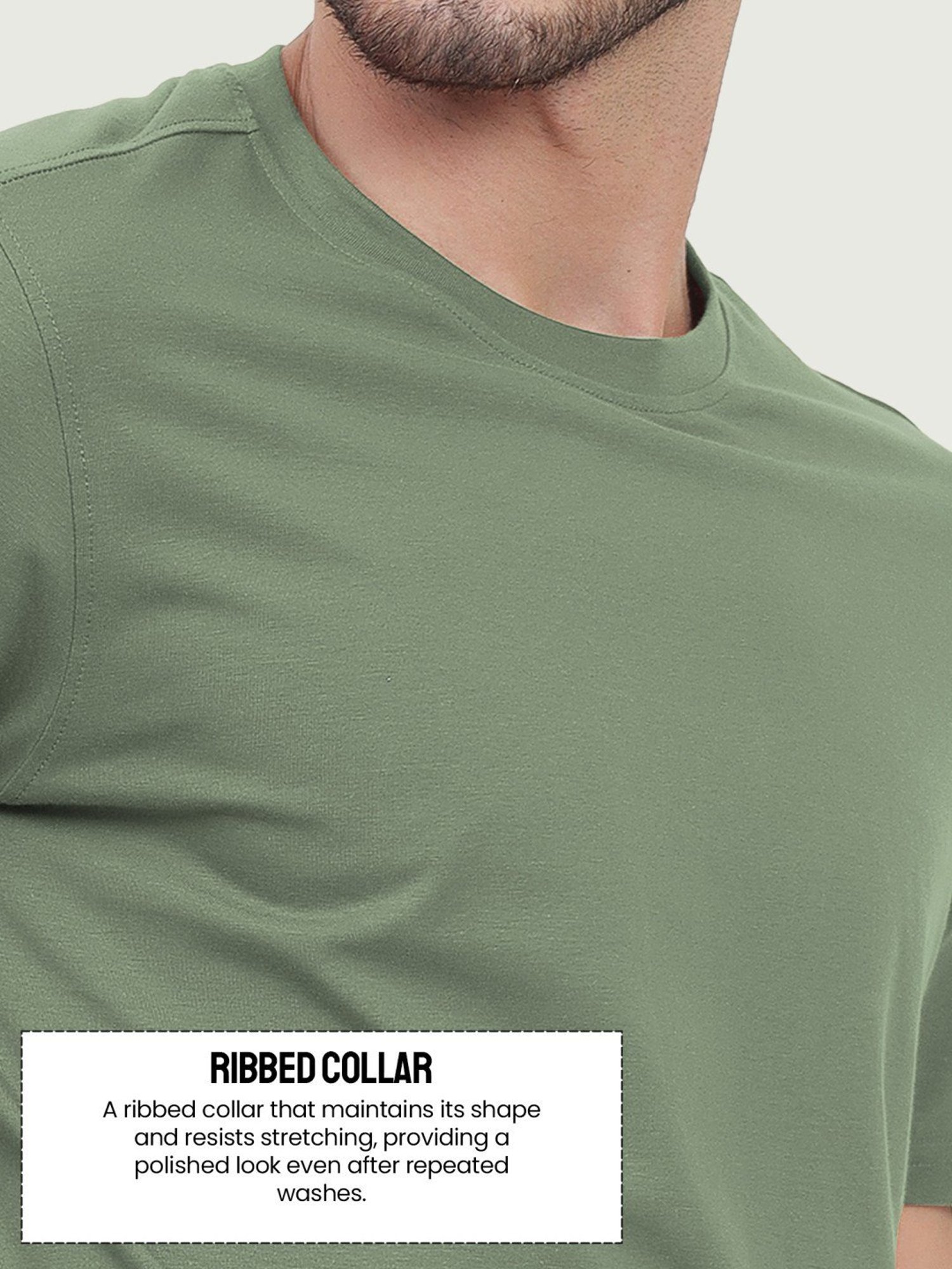 Freecultr Carbon Black & Moss Green Cotton Regular Fit T-Shirt - Pack Of 2