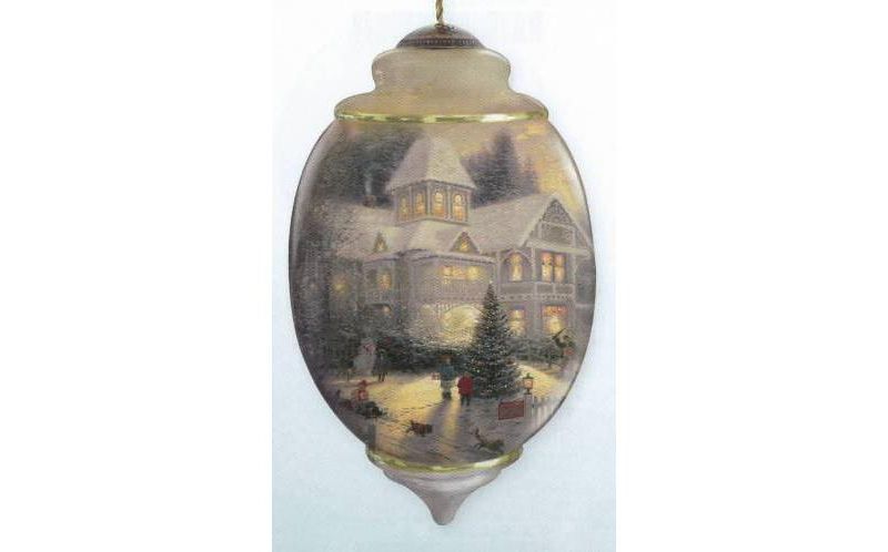 NeQwa 7" Ne'Qwa "Victorian Christmas" Limited Edition Hand-Painted Glass Christmas Ornament #7131148