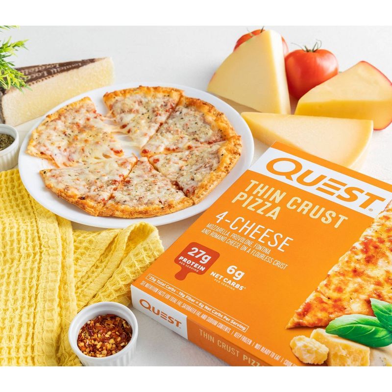 Quest Nutrition Four Cheese Frozen Thin Crust Pizza - 11oz