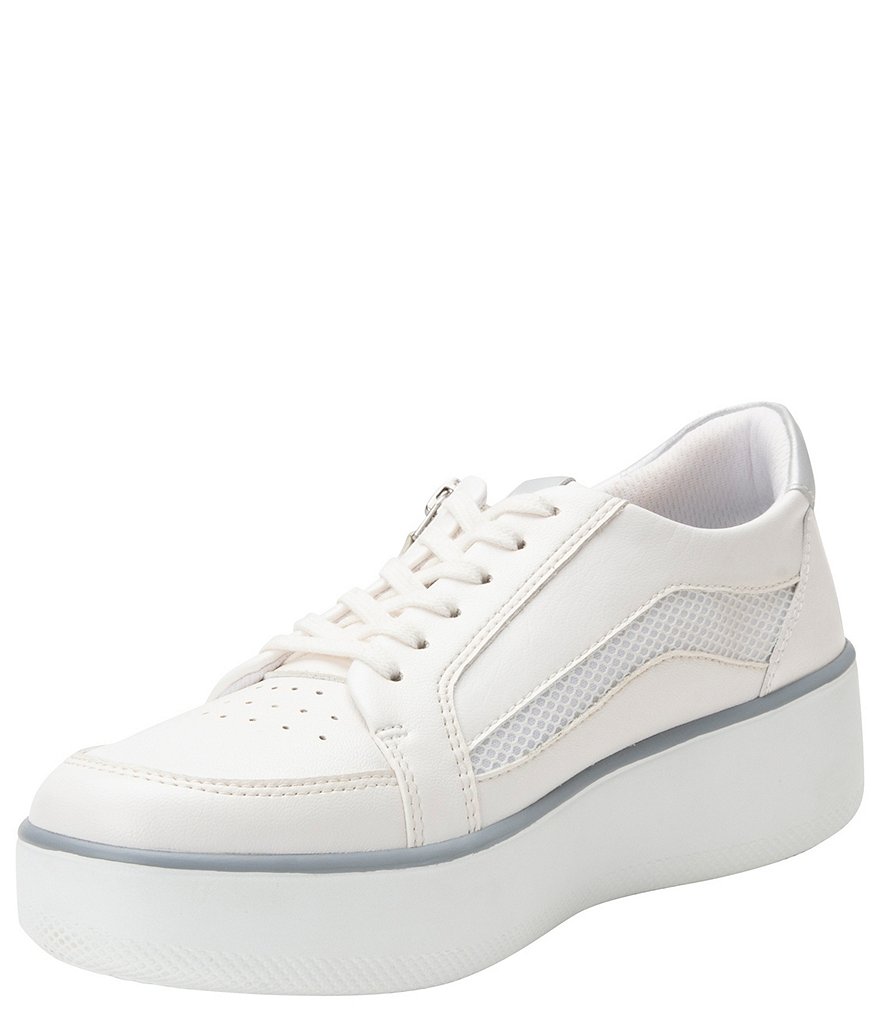 Kendall + Kylie Women's Anthracite Leopard EZORA 2.0 Low Top Lace Up Multi Sneakers