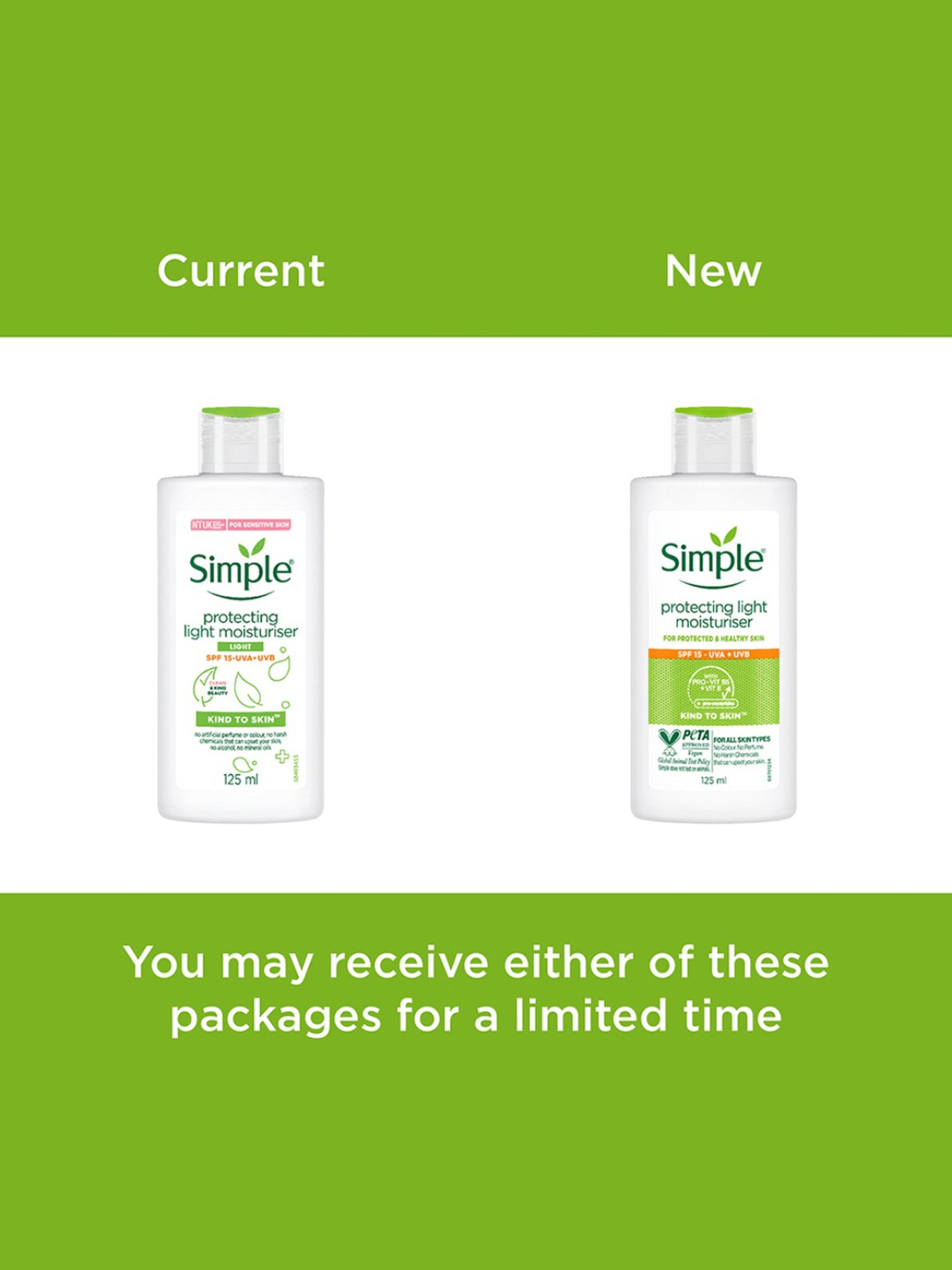 Simple Kind To Skin Protecting Light Moisturiser - 125 ml