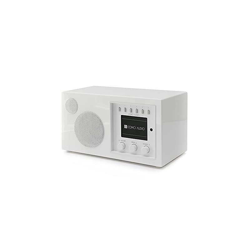 Solo - Wireless Music System with Internet Radio, Spotify Connect, Wi-Fi, FM, and Bluetooth - Piano White