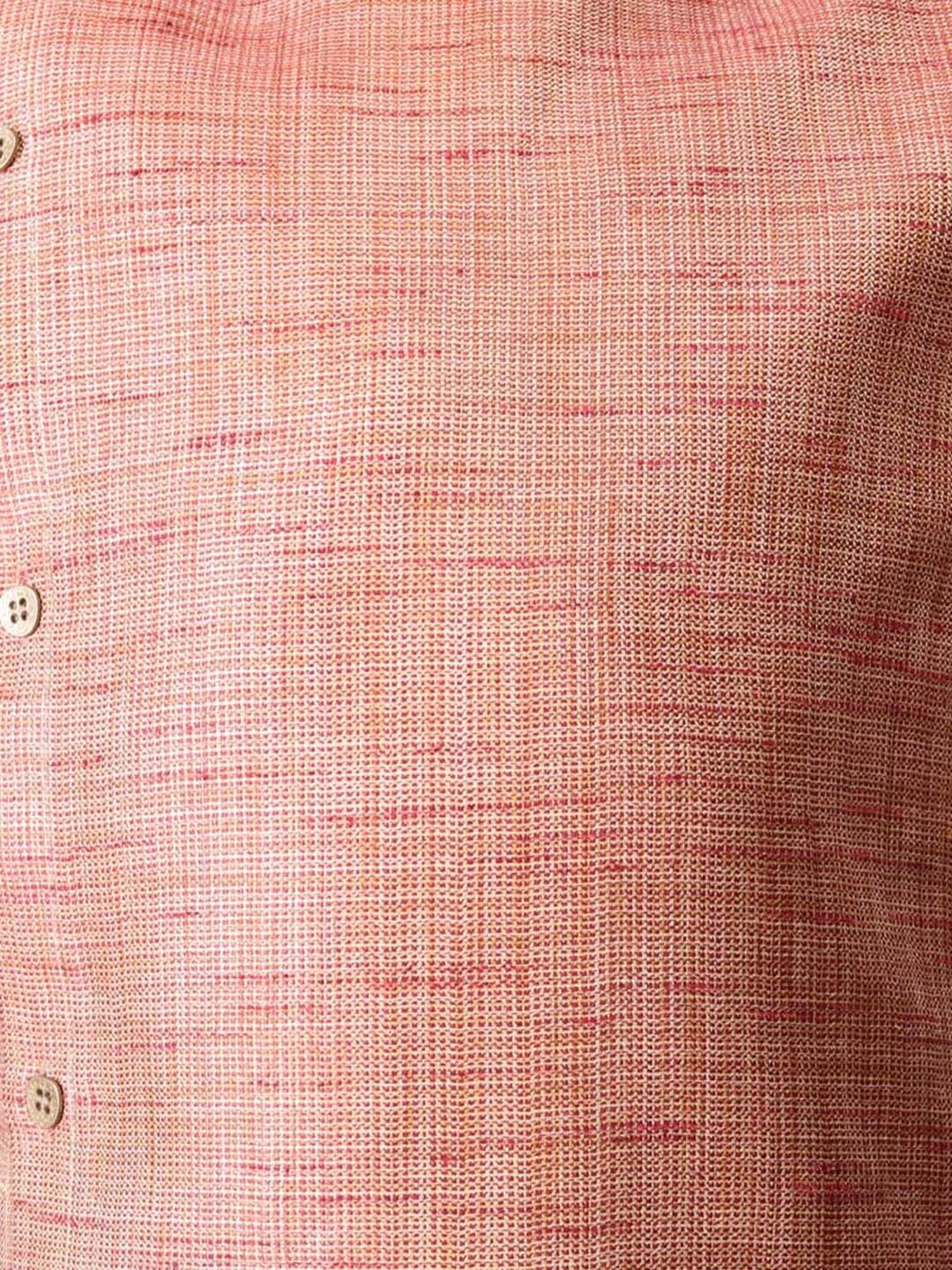 TABARD Kids Maroon & Beige Printed Kurta Set