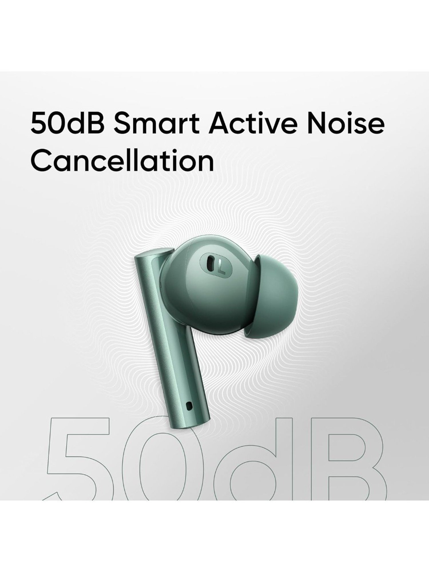 Realme Buds Air 6 In Ear BT Earbuds with 40Hrs Playtime (Forest Green, True Wireless)