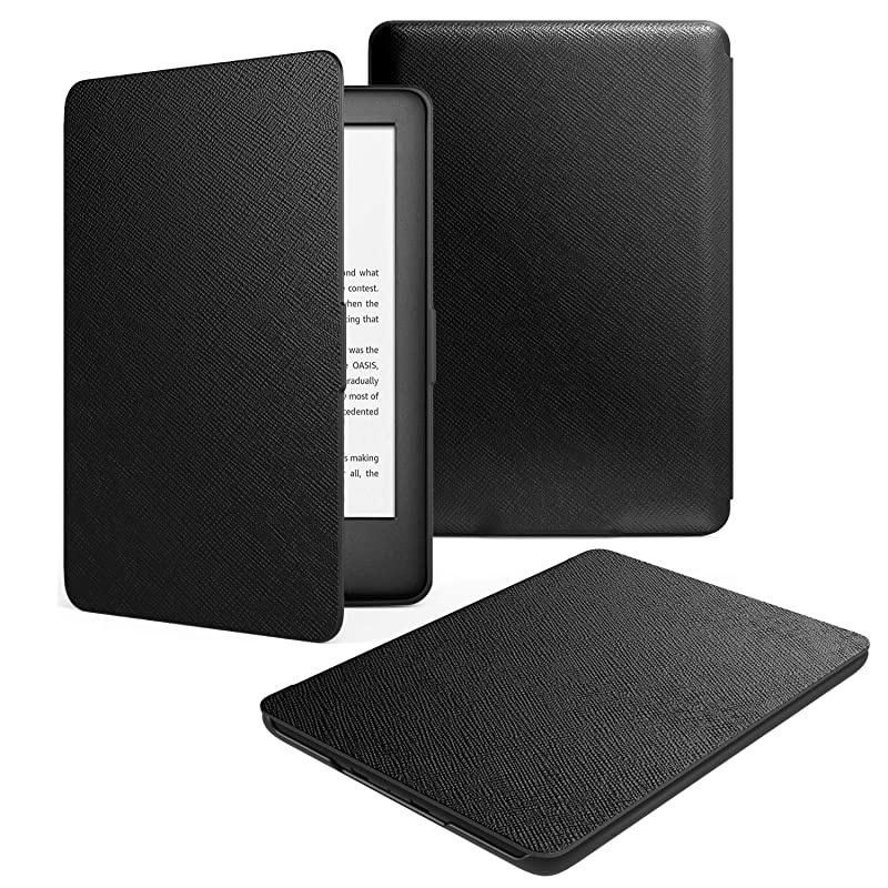 Case Fits AllNew Kindle 10th Generation 2019 Releases Antiscratch Ultra Slim Lightweight Protective Folio Smart Cover with Auto SleepWake Fit  Allnew Kindle 2019 EReader Black