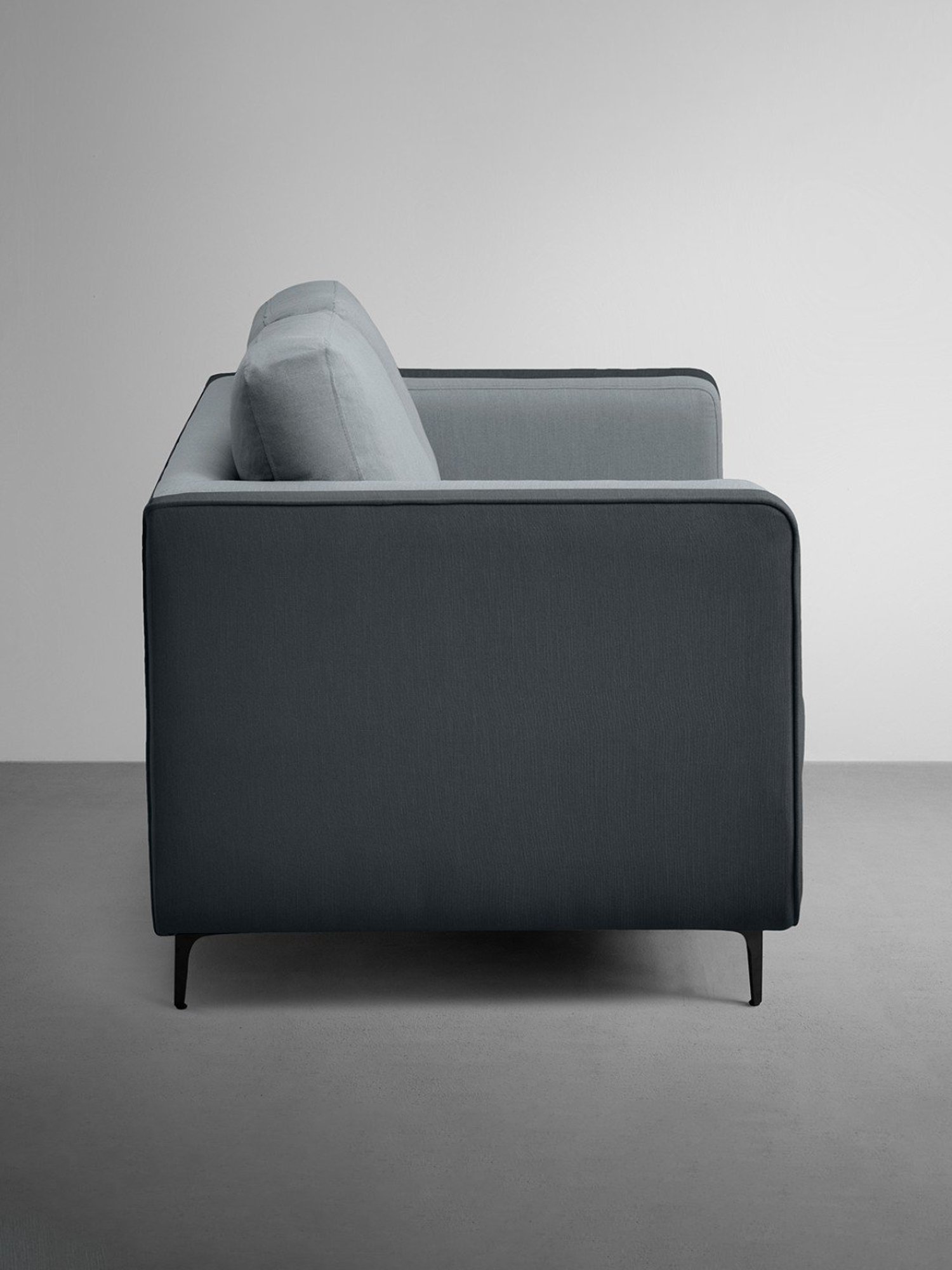 Sleepyhead Mojo Cheeky Grey Fabric 3 Seater Sofa