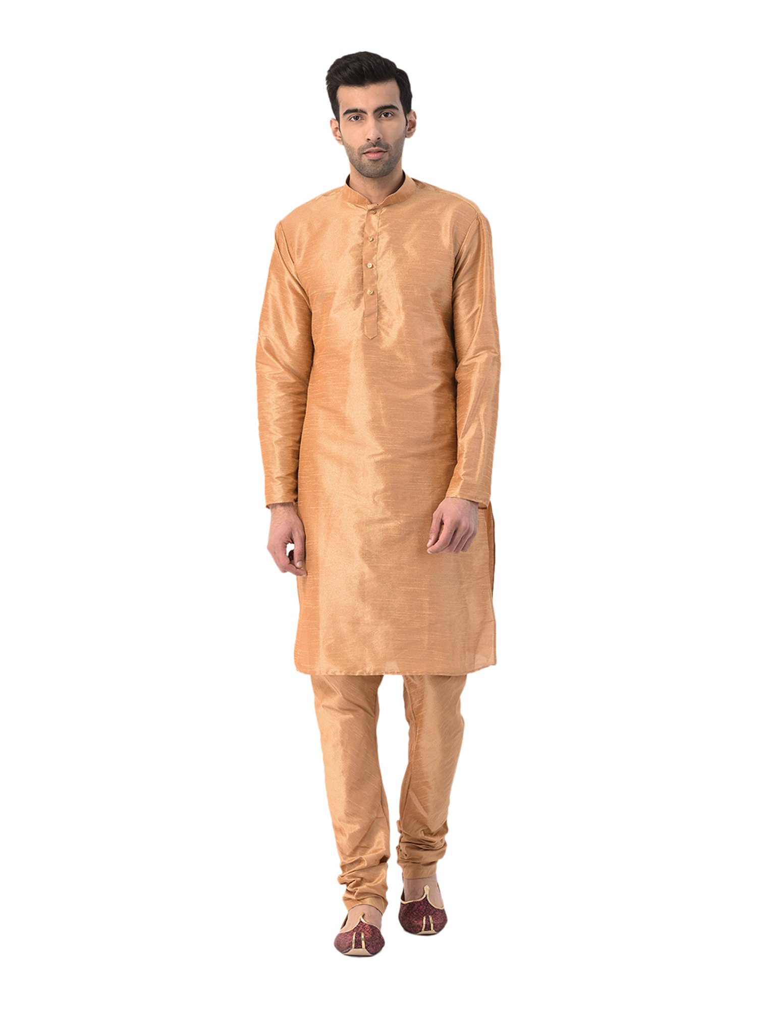 SG LEMAN Beige Kurta Bottom & Jacket Set