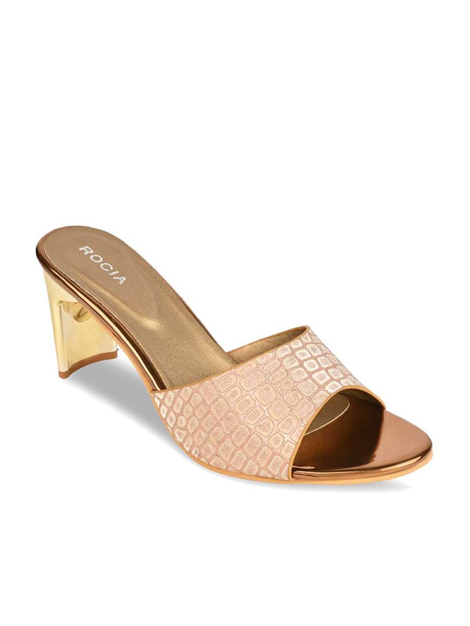 Rocia by Regal Women's Rose Gold Casual Sandals