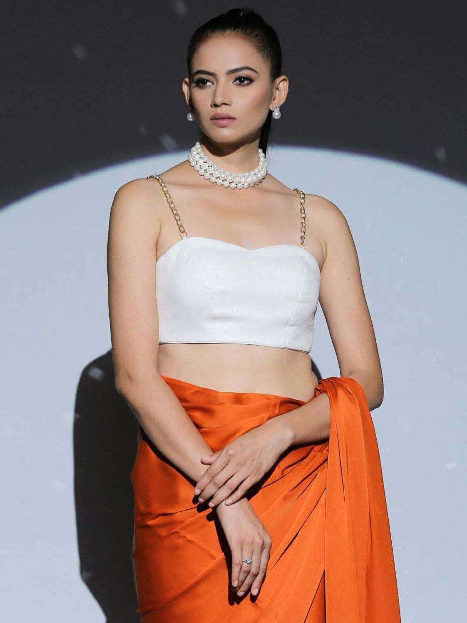 Swtantra White Plain Readymade Blouse