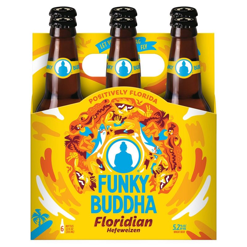 Funky Buddha Floridian Hefeweizen Beer - 6pk/12 fl oz Bottles
