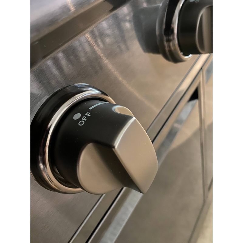 TYTUS 4-Burner  304 Gas Grill Island TI400SSBLP-3.4.1 Black Stainless Steel