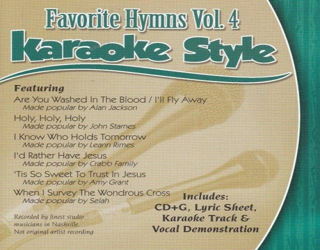 Daywind Karaoke Style CDG #9934 - Favorite Hymns Vol.4