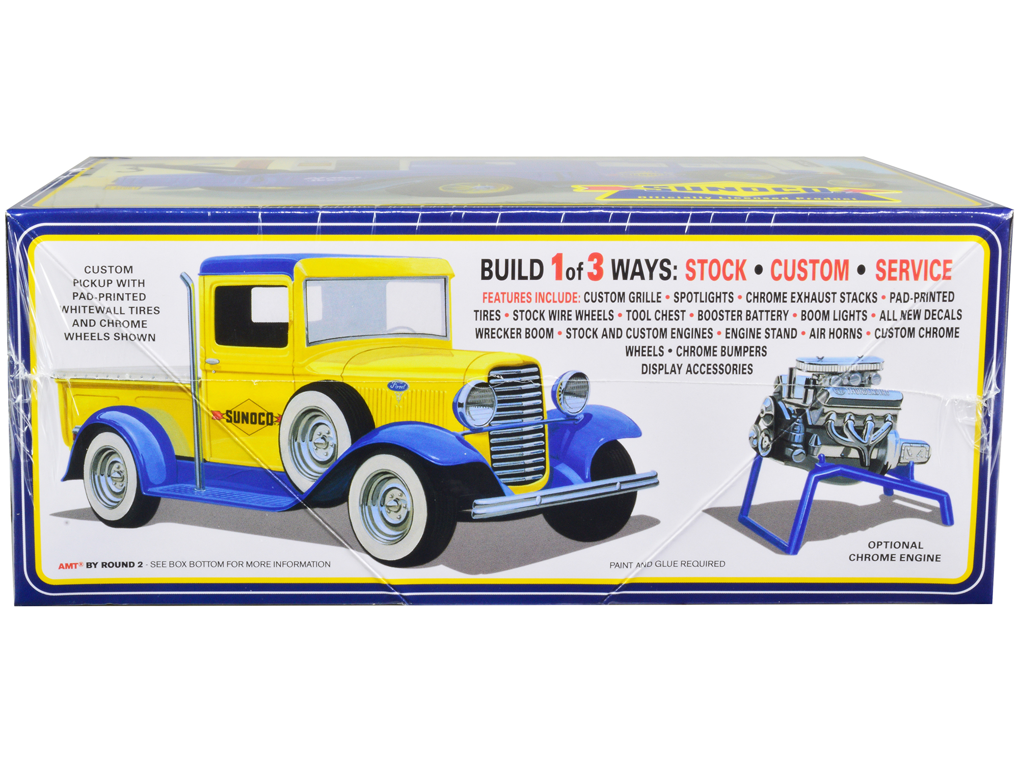 Skill 2 Model Kit 1978 Ford 4x4 Pickup Truck "Firestone Super Stones" 1/25 Scale Model by AMT