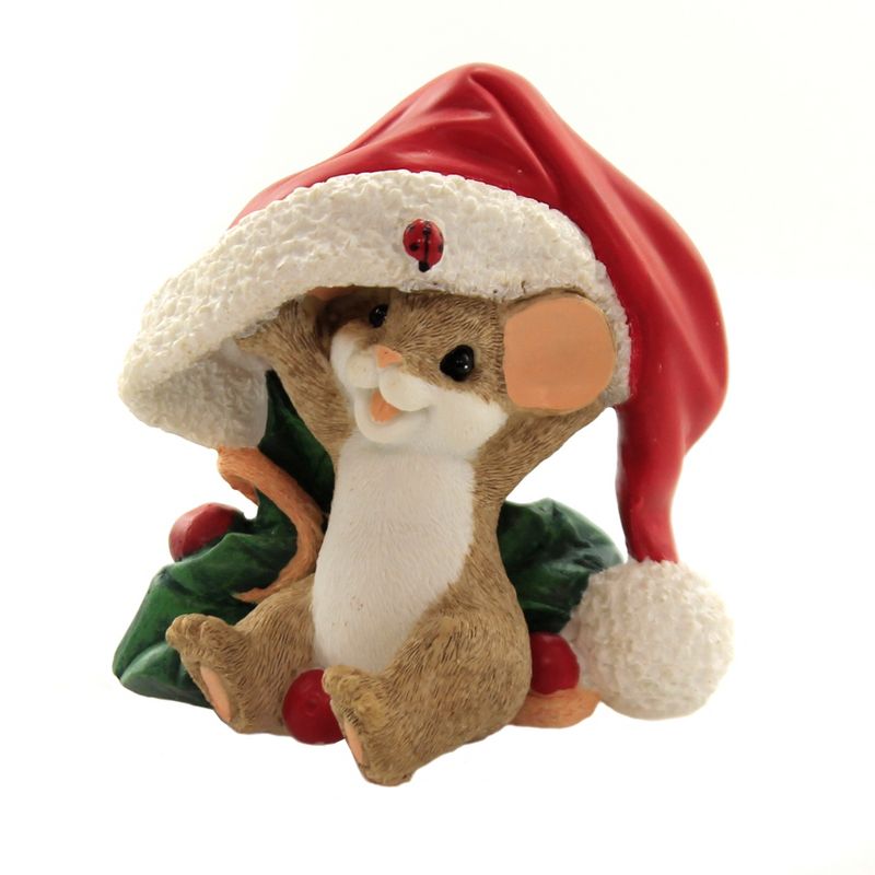 Charming Tails 3.25" There's No Hiding Your Holiday Spirit Dean Griff  -  Decorative Figurines