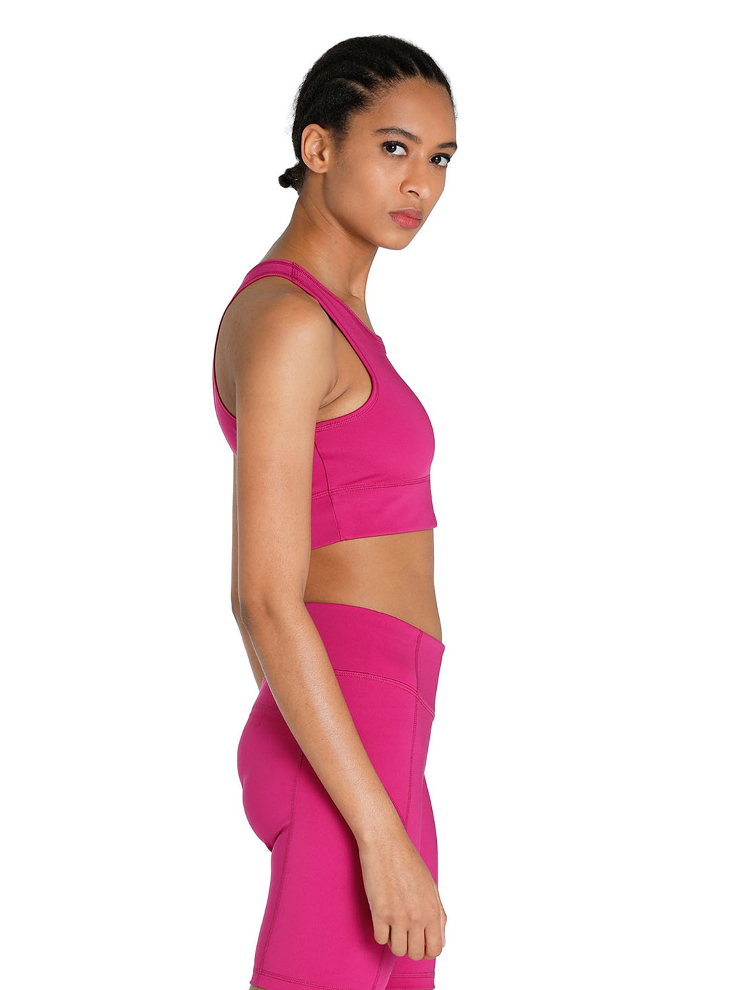 Puma Pink Non Wired Padded Sports Bra