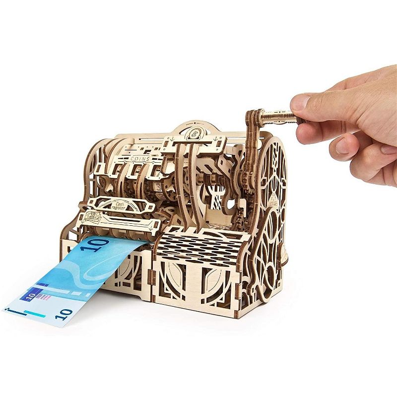 UGears Models UGears Mechanical Models 3D Wooden Puzzle | Cash Register