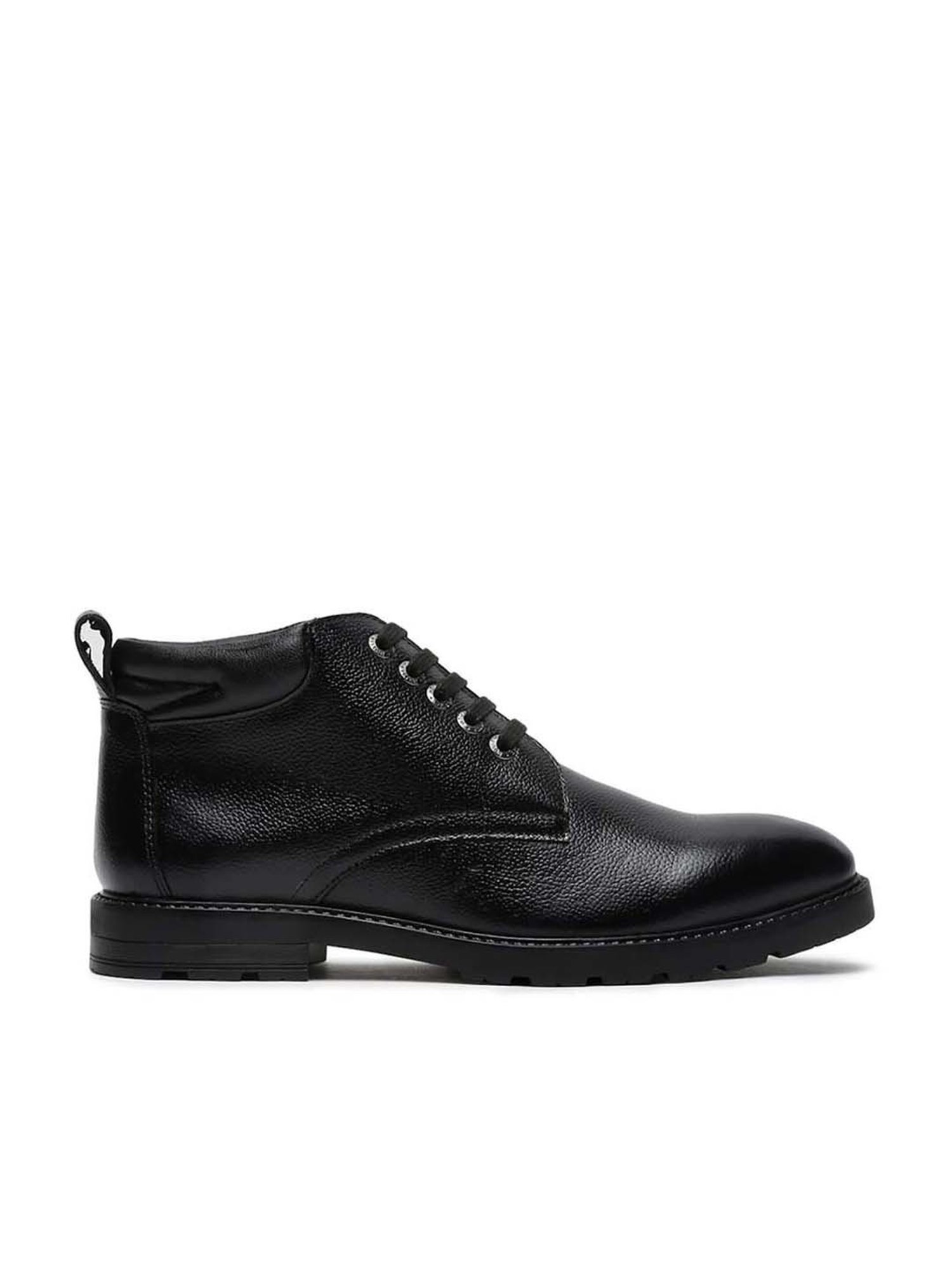 Louis Stitch Men's Obsidian Black Derby Boots