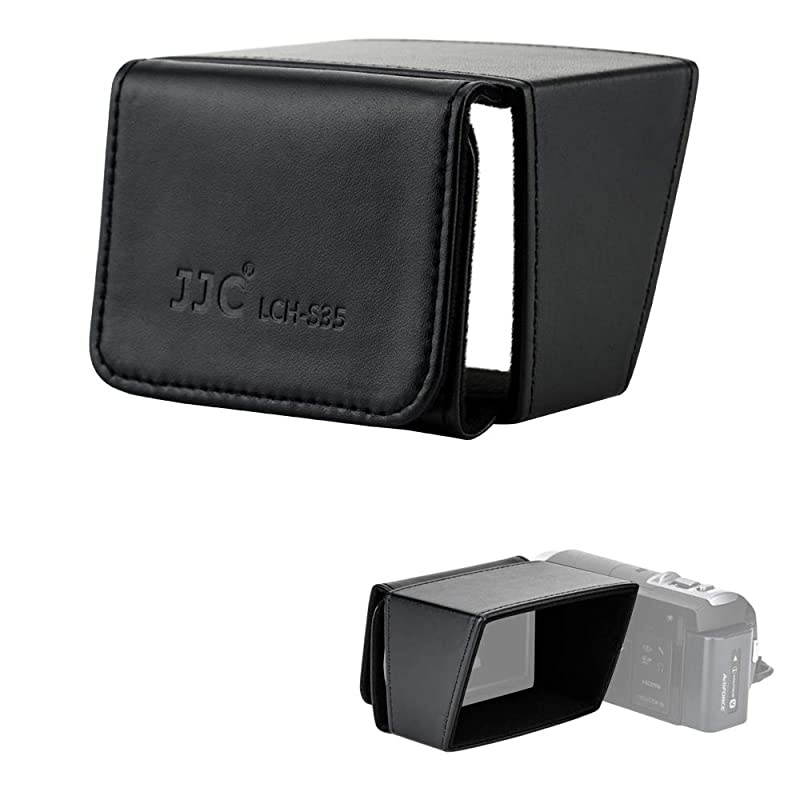 Camcorder 35quot LCD Screen Hood for Sony FDRAX700 AX100 PXWX70 Z150 Z90V FS7 Z280 HXRNX100 NX200 NX80 Canon VIXIA HF G20 G30 G40 GX10 XA30 XA20 XF400 XF200 Panasonic AGUX180 AGDVX200 HCX1000