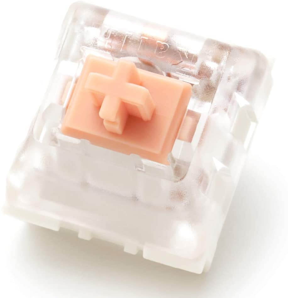 Drop Halo True Keyboard Switches &mdash; Plate Mounted, Tactile, 60g, Cherry-Style, Quiet Switches, by Kaihua (Halo True, 70 Pack)