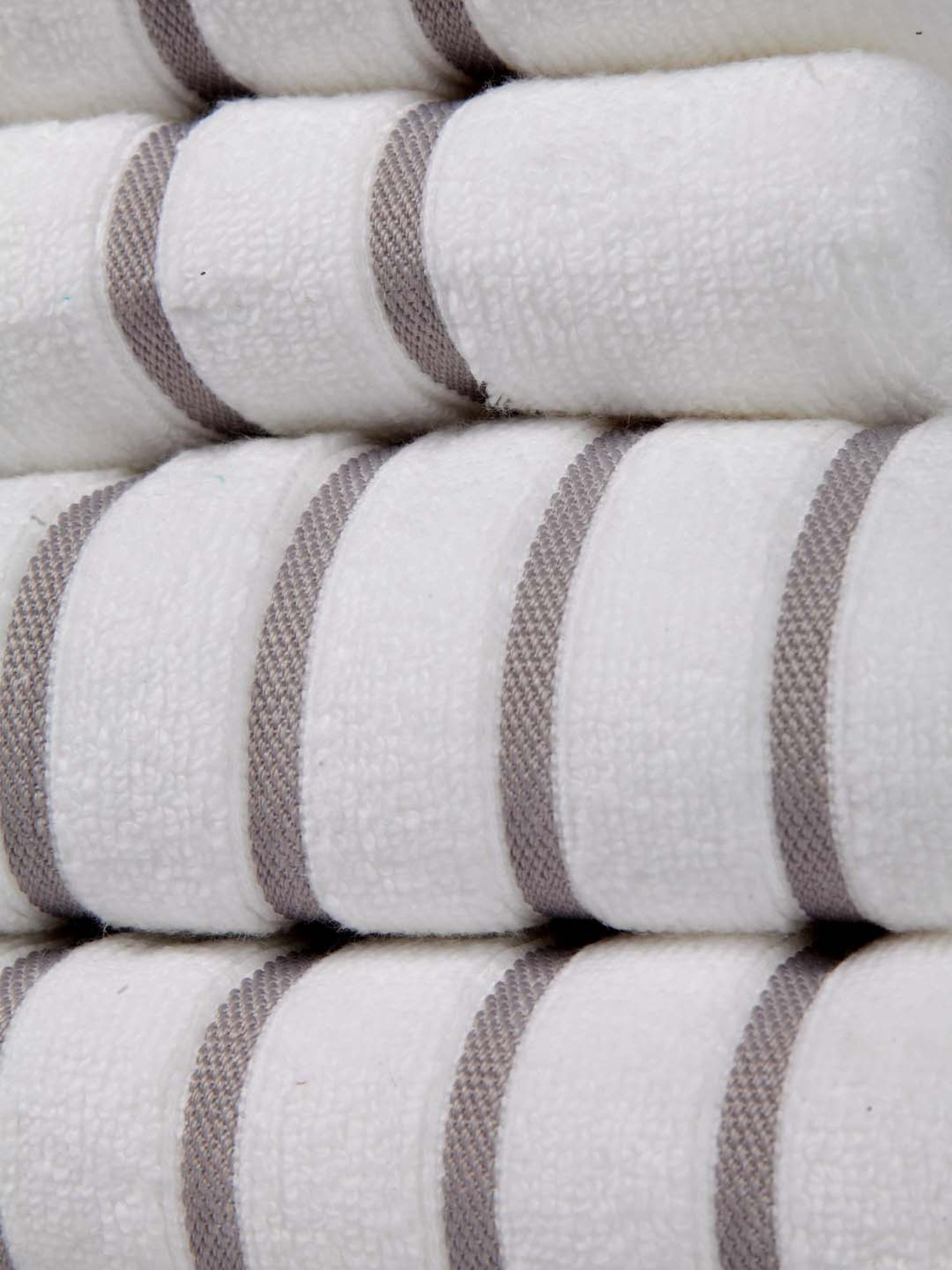Mark Home 100% Cotton 500 GSM Zero Twist Simply Soft White Towel Set