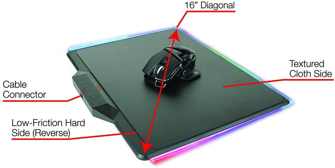 Mad Catz The Authentic R.A.T. Air Optical Gaming Mouse with Activation Board, MR04DHAMBL00
