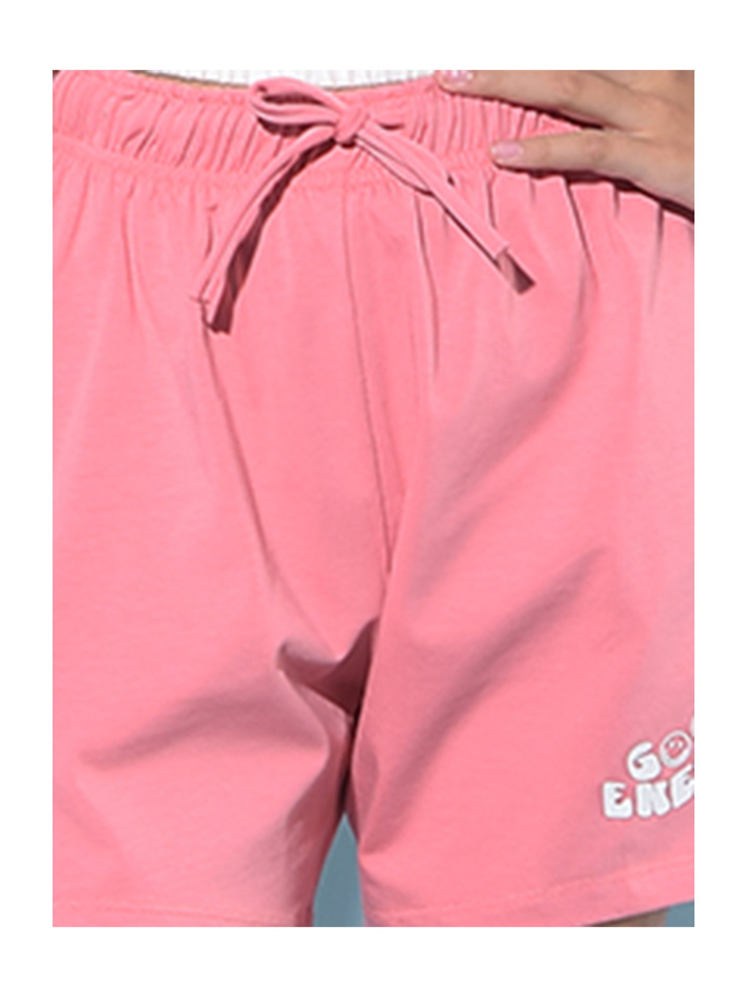Crimsoune Club Kids Pink Solid Shorts