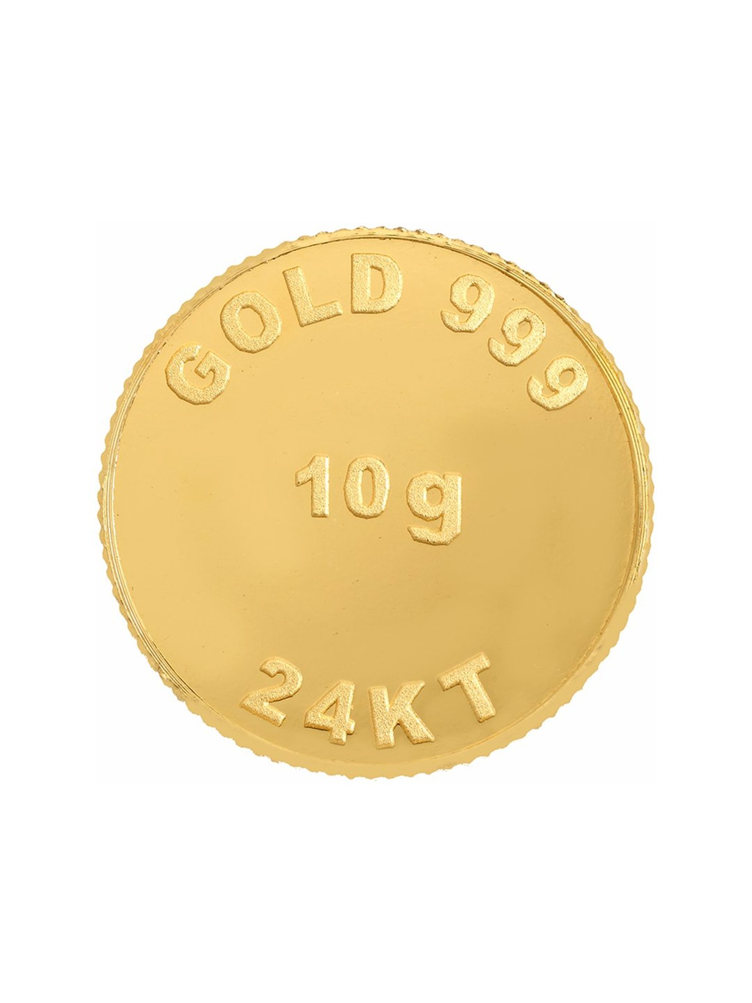 Bangalore Refinery Goddess Lakshmi 24k (999) 10gm Gold Coin
