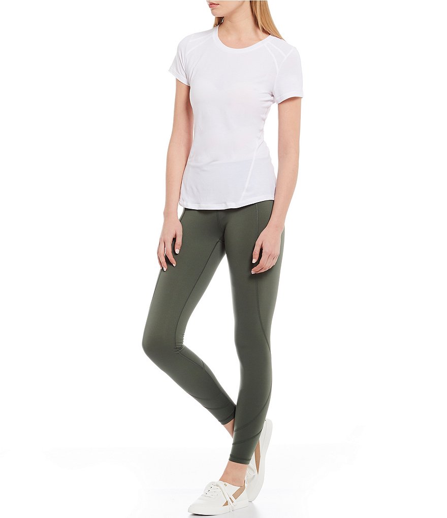 IBKUL Pricilla Print Long Sleeve Mock Neck Top