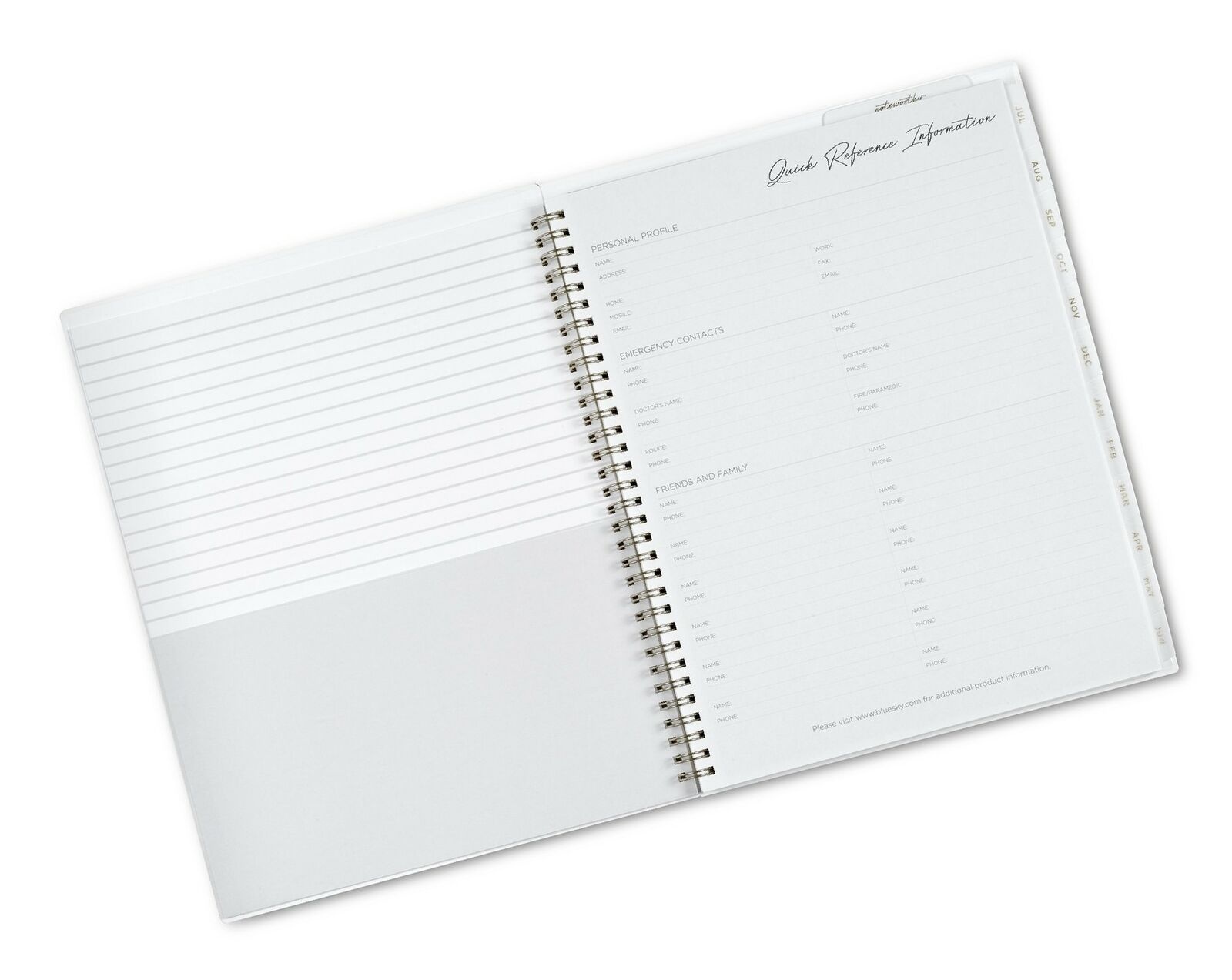 Blue Sky Noteworthy 2018-2019 Academic Year Weekly & Monthly Premium Planner,...