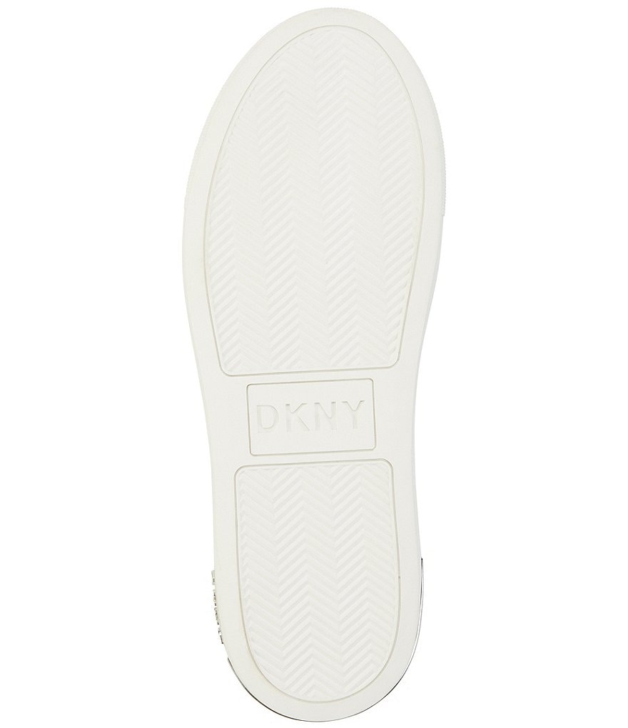 DKNY Court Lace-Up Leather Sneakers
