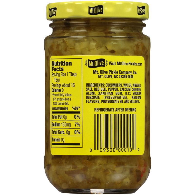 Mt Olive Pickle Dill Relish - 8oz