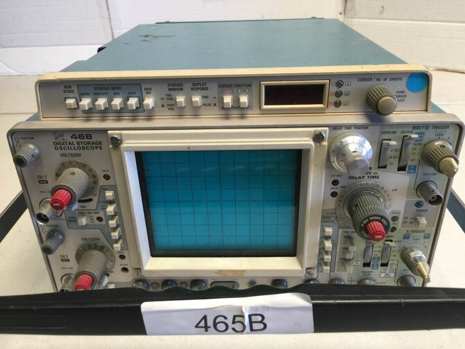 Tektronix 468 100 MHz Digital Storage Oscilloscope *Broken Handle*